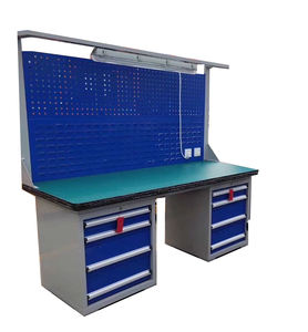 Fábrica Heavy Duty Esd Workshop Tool Laboratorio Acero Teléfono Computadora Reparación Laboratorio Línea de montaje Banco DE TRABAJO DE ALUMINIO - Product Image 3