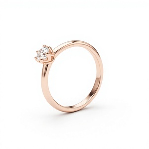 Diamond Engagement <b>Ring</b> Round Brilliant Cut <b>Ring</b> for Women Lab Grown Diamond - Product Image 2