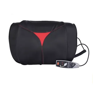 LM-703 Electric Heat Shiatsu Kneading Relax Pain Relief Back Shoulder and Neck Cushion Massage with Car