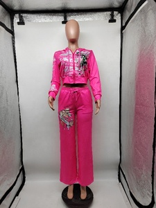 Conjuntos Deportivos Estampados de Marca de Diseñador para Mujer, Conjunto de 2 Piezas, Sudadera Informal con Capucha y Pantalones, Conjuntos de <span class=keywords><strong>Dos</strong></span> Piezas - Product Image 5