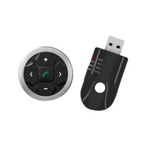 Contrôleur de volant sans fil Doty DT-005 avec bouton multimédia BLE et indicateur LED pour voiture, moto, vélo, guidon, appels