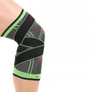 <span class=keywords><strong>Genouillère</strong></span> de sport réglable avec sangle de compression croisée, respirante, <span class=keywords><strong>pour</strong></span> le football, le volley-ball, la course à pied et les sports - Product Image 2