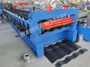 High Efficiency Car Box Container Plate Wall Panel <b>Sheet</b> Roll Forming Machine <b>Tile</b> Roll Forming Machine - Product Image 2