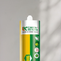 Scellant silicone structurel neutre Green Health 995, 300 ml, haute adhérence, imperméable, résistant aux intempéries, adhésif pour la construction