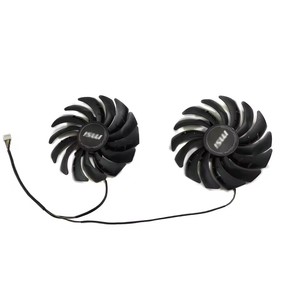 Ventilateur de carte vidéo GPU PLD10010S12HH PLD10010B12HH pour refroidissement graphique <span class=keywords><strong>MSI</strong></span> RX <span class=keywords><strong>5700</strong></span> <span class=keywords><strong>XT</strong></span> GAMING X - Product Image 5