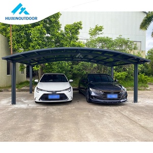 Abri de voiture portable imperméable, <span class=keywords><strong>auvent</strong></span> à deux voitures, abri en polycarbonate pour deux véhicules - Product Image 4