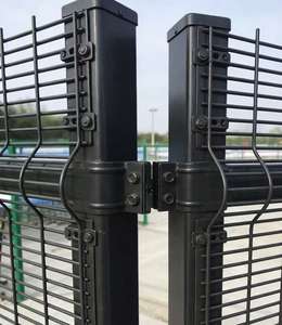 Valla <span class=keywords><strong>de</strong></span> Seguridad <span class=keywords><strong>de</strong></span> Alta Resistencia Anti-Escalada <span class=keywords><strong>de</strong></span> Malla <span class=keywords><strong>de</strong></span> Alambre 358 para Parques Infantiles en Sudáfrica, con <span class=keywords><strong>Puerta</strong></span> para Aeropuerto - Product Image 6