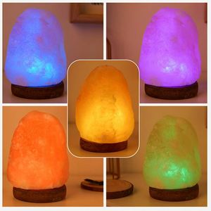 Lampe de chevet en cristal de sel rose de l'Himalaya naturel pour entreprises – Vente en gros - Product Image 5