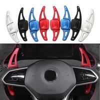 Pour VW Golf 8 MK8 R GTI R Line accessoires 2020 2021 2022 aluminium volant de voiture Extension de palette 2 pièces