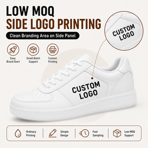 <span class=keywords><strong>Sneakers</strong></span> personnalisées OEM ODM en gros, chaussures décontractées en PU, logo, couleur, matériau, emballage, service de fournisseur d'usine - Product Image 1