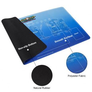 Conquest TCG Game Playmat Rectangular Blue EVA <b>Gaming</b> <b>Mat</b> 700x300mm for Card Games - Product Image 4