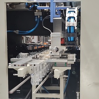 Máquina Automática de Moldeo por Soplado de Botellas de PET, Controlada por PLC, Cilindro Rotatorio SMC, Accionamiento por Motor, 8 Cavidades, Acero Inoxidable, Alto Rendimiento