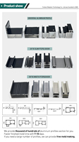 Ventanas Corredizas de Aluminio de 50 PT, Vidrio de Aleación de Aluminio, para Cocina, Baño, Balcón, Sala de Estar, Puerta Abatible PD PT, Perfil de Aluminio para Patio