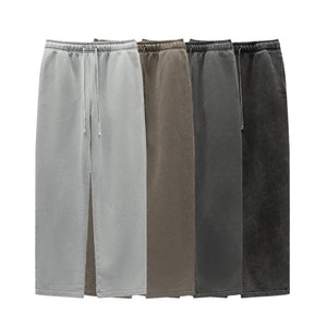 <span class=keywords><strong>Pantaloni</strong></span> Casual da Uomo <span class=keywords><strong>di</strong></span> Alta Qualità, Lavati, Foderati in Pile, Taglio Dritto, 360 Grammi, Jogger Oversize Pesanti - Product Image 1