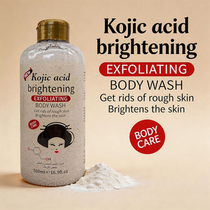 Gel de Ducha Exfoliante en Oferta, con Ácido Kójico y Vitamina E, Aclarante, Hidratante, Perfumado, Limpieza Profunda, Ilumina la Piel, OEM - Product Image 4