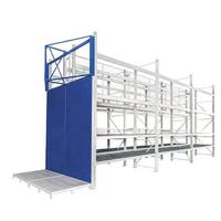 Stockage en entrepôt Support à palettes en métal empilable double face Luminaires de magasin Rayonnage deux en un