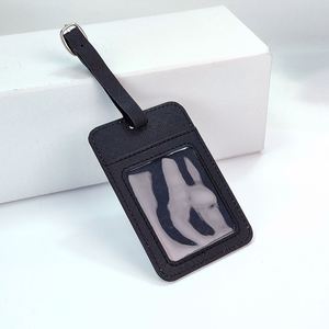 Custom Personalized Blank PU Luggage <b>Tag</b> <b>ID</b> Name <b>Tag</b> Waterproof Sublimation Blanks Letter Pattern Fashionable - Product Image 4
