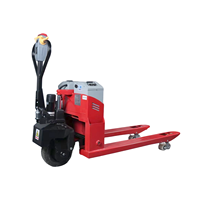 Chariot à palettes électrique tout-terrain avec levage hydraulique, capacité de charge nominale de 3000 kg, pneus robustes pour la manutention de matériaux en entrepôt et en extérieur