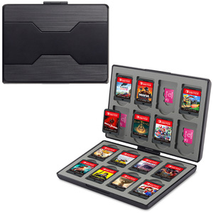 Custodia per schede di gioco Nintendo Switch, organizer per cassette, custodia impermeabile, magnetica, antiurto e antipolvere, grande capacità da 16 pezzi - Product Image 4