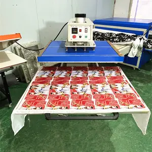 80x100 Bom Preço Grande Formato Pneumático Pressionando T-shirt Heat Press Machine Sublimação