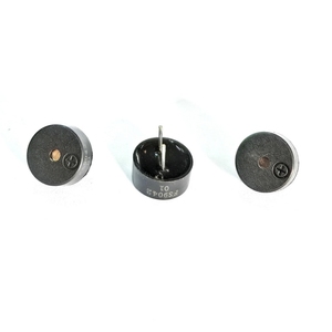 Buzzer électromagnétique FS9042-01 9*4.2mm 1.5V 2700Hz, alarme à haut niveau sonore, boîtier PPO, courant 80mA, fixation par trou pour applications électriques - Product Image 1