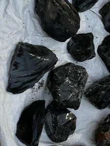 Wholesale High Quality Gemstones <b>Black</b> <b>Obsidian</b> Rough Gemstones Best Color and Quality <b>Obsidian</b> Gemstones - Product Image 4