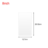 Qualité supérieure 2mm 12 pouces 14 pouces grattoir acrylique transparent gâteau crème lissage pâtisserie outils pour la cuisson