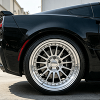 Jantes Bku 2 pièces forgées 5x120.65 pour Corvette C8 ZR1 C7 C6 Z06 C5, personnalisées, 19, 20, 21 pouces, à déport profond, en alliage d'aluminium 6061-T6
