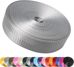 Dansky 3/4 "& 5/8" & <span class=keywords><strong>1</strong></span> "& <span class=keywords><strong>1</strong></span>.5" & 2 "웨빙, <span class=keywords><strong>1</strong></span>, <span class=keywords><strong>1</strong></span>.5,2 인치 배낭 스트랩 웨빙 야외 등반 용 웨빙 실내 공예 DIY - Product Image 6