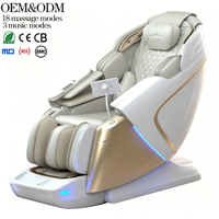 Silla de Masaje Portátil de Grado Comercial L50S 4D+3D, Riel SL de 135 cm, Airbag de Cuerpo Completo, Gravedad Cero, Logotipo Personalizado OEM, Venta al Por Mayor