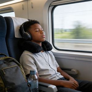 Wholesale Portable Durable Customizable 2 Sizes U-Shaped <b>Neck</b> <b>Pillow</b> for Travel - Product Image 2