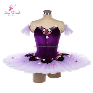 Tutú de Ballet Profesional BLL617 Morado Oscuro <span class=keywords><strong>con</strong></span> Degradado Morado Claro para Actuaciones y Danza - Product Image 1