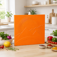 Emballage personnalisé en papier recyclable pour disques vinyles carrés avec pochette intérieure antistatique, design estampé/debossé à chaud