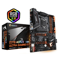 Carte mère de jeu GIGABYTE Intel Z370 AORUS Ultra Gaming 2.0 DDR4 pour carte mère ATX