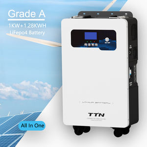 Sistem penyimpanan energi matahari, sistem penyimpanan energi matahari baterai a kelas medis 12V 100Ah 0ms UPS LCD murni gelombang sinus aman AC/DC CPAP lemari es - Product Image 1