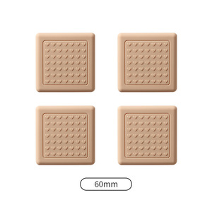Fundas Protectoras Antideslizantes de PVC para Patas de Silla, Duraderas y Resistentes al Desgaste, Fundas de Goma Cuadradas para Patas de Silla, Asientos, Sofás, Mesas y Esquinas - Product Image 6
