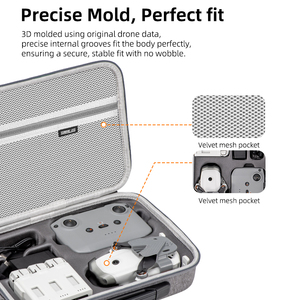 Lito 1/Lito X1 Nylon Hard Case Carrying Case Travel Bag Storage Box for Lito 1/Lito X1 Fly More <b>Drone</b> <b>Accessories</b> the PU Storage - Product Image 2