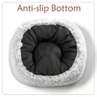 Fauteuil pouf géant en fausse fourrure moelleuse à assise profonde, convertible en canapé paresseux pour adulte