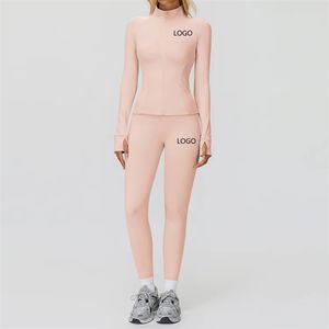 Conjunto <span class=keywords><strong>de</strong></span> Leggings y Chaqueta Deportiva <span class=keywords><strong>de</strong></span> Manga Larga <span class=keywords><strong>para</strong></span> Mujer, <span class=keywords><strong>de</strong></span> Alta Calidad, Suave como la Mantequilla, Popular <span class=keywords><strong>para</strong></span> Entrenamiento, Gimnasio y Yoga - Product Image 3