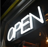 Lettres lumineuses LED IPX7 résistantes aux intempéries, enseignes 3D en acrylique, éclairage publicitaire multicolore, anti-UV, non-jaunissant, décoration, 2 ans