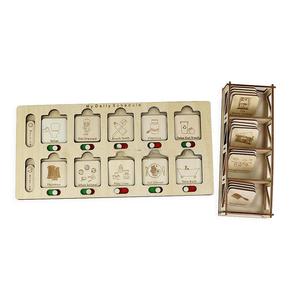 Tùy Chỉnh Miễn Phí Trẻ Em Khác Giáo Dục Thói Tục Hàng Ngày Hoạt Động Biểu Đồ Bằng Gỗ Thói Tục Nhiệm Vụ Hội Đồng Quản Trị Giáo Dục Đồ Chơi Forkids - Product Image 4