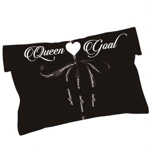 Pochette de luxe personnalisée en velours naturel imprimé avec logo, écologique et durable, pour emballage de perruques, de mèches de cheveux ou de cadeaux, sac anti-poussière haut de gamme - Product Image 1