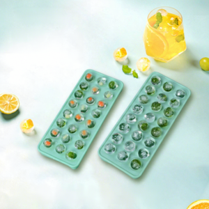 Silikon-Eiswürfelformen Runde Eiswürfelschale Silikon-Eiswürfelbehälter mit Einfacher Entnahme für den Gefrierschrank - Product Image 5