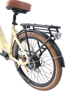 Nueva Bicicleta Eléctrica para Adultos, 26 Pulgadas, Bicicleta Eléctrica Urbana China con Motor y Canasta - Product Image 6