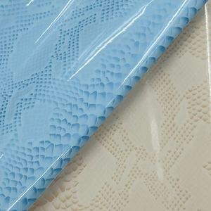 Tinh thể <span class=keywords><strong>Python</strong></span> da vải cho túi xách PVC da nhân tạo vải có độ bóng cao pha lê rắn mô hình cho túi xách - Product Image 5