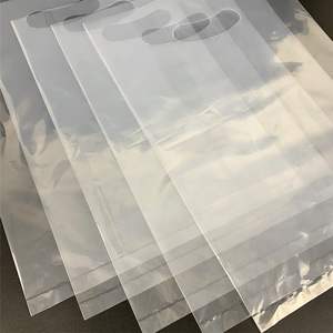 Bolsa de Plástico Transparente de Alta Calidad con Asa Troquelada para Joyería y Cosméticos, Bolsa de Compras Personalizada con su Propio Logotipo - Product Image 5