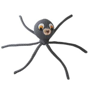 Dayanıklı çevre dostu ahtapot şeklinde peluş köpek doldurma olmadan oyuncak çiğnemek 28cm komik - Product Image 6