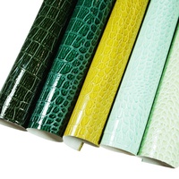 Cuir synthétique PU gaufré effet crocodile 0,9 mm, écologique et anti-moisissure, pour sacs, portefeuilles, chaussures, carnets, bracelets de montre, rideaux et chaises