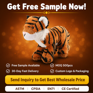 Peluche de Tigre del Sur de China, Juguete de Peluche Realista, Suave, Seguro para la Piel, Regalo para Niños, Decoración Coleccionable - Product Image 3