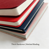 Bestseller A6B6 PVC-Papier-Stoff-Notizbuch Thermobindung Maßgefertigtes Fadenheftungs-Tagebuch Kariert Blanko Liniert Taschenkalender Terminplaner 100